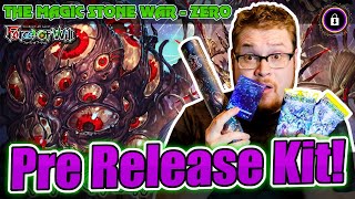 PRE RELEASE KIT!! (4K) The Magic Stone War - Zero UNBOXING!! (Saga Cluster) | Force of Will TCG