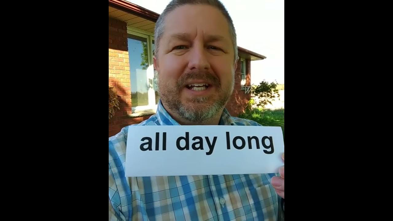 Meaning of all day long a really short english lesson with subtitles