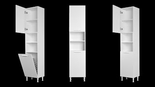 Tutorial Montaj Mobilier De Baie Dulap Soldat Neo Cu Un Cos De Rufe