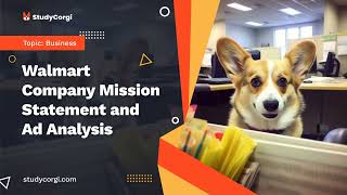Walmart Company Mission Statement and Ad Analysis - Research Paper Example