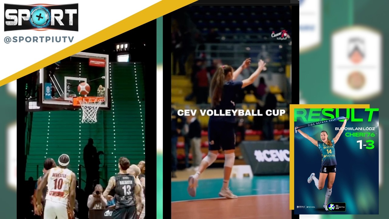 #volley coppa cev - #basket finaleight - Immagini e Interviste 🏐 🏀