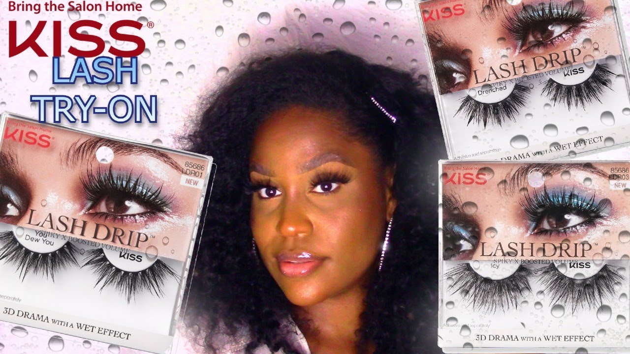 NEW! KISS LASH DRIP LASHES TRYON HAUL l NelleDoingThings! YouTube