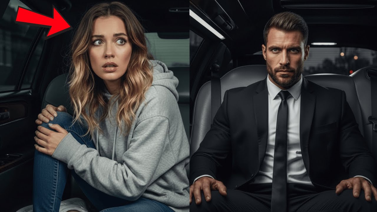 Huyendo De Su Padrastro Ella Se Escondió En Una Limusina Vacía… Y El Dueño Entró Minutos Después