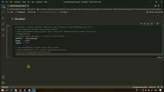 Ngoding : Variabel dan tipe data pada python.