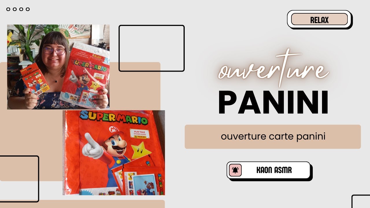 #asmr 1h Ouverture PANINI 🎲