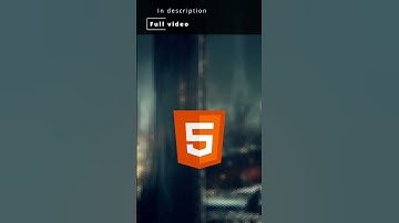 💻 HTML 3b1💻  Video element introduction 💻 #HTMLTutorial  #KGRDevShorts #HTML5Course