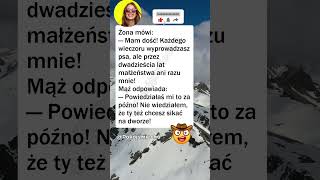 🐕 Dwadzieścia lat spacerów #dowcipy #śmieszne #humor #komedia #śmiech #polska #śmiesznefilmy #kawały