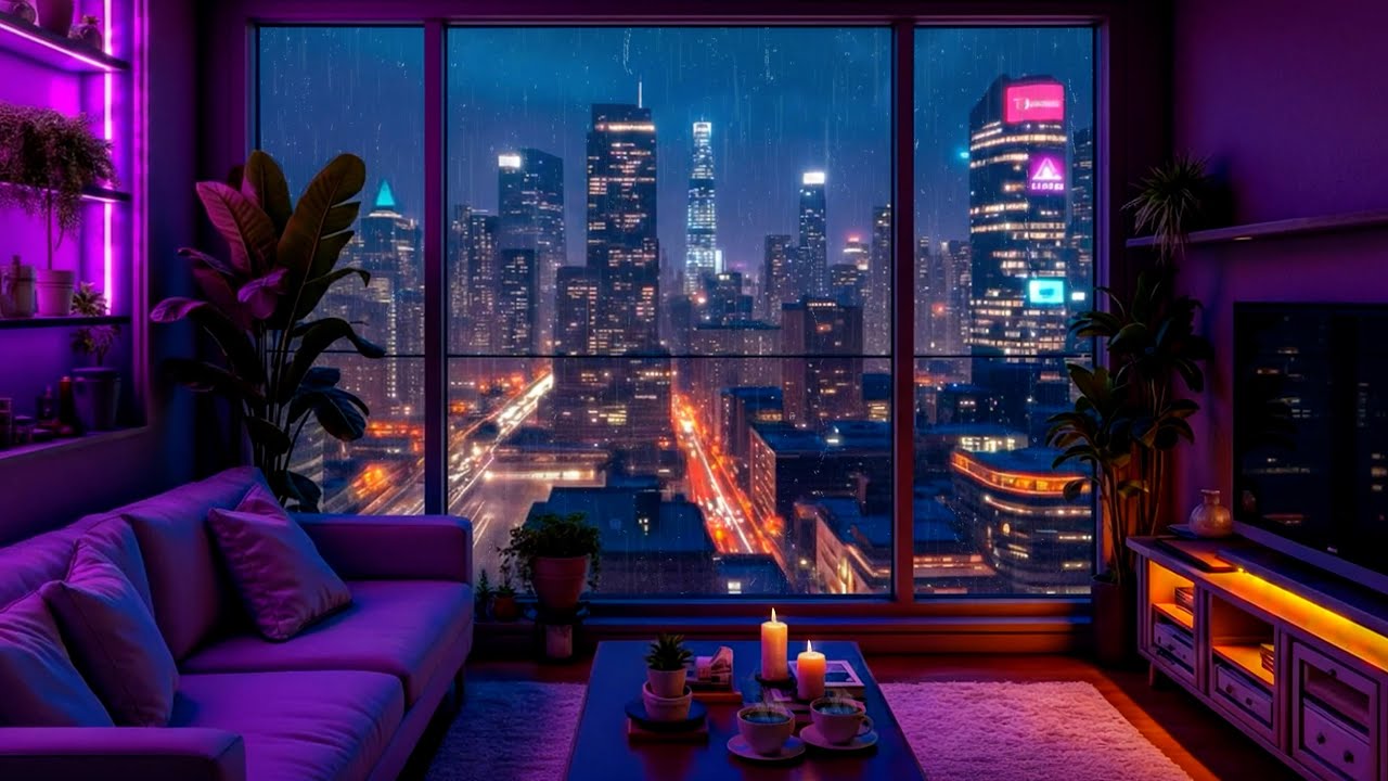 Fall Into Deep Sleep 💤 Lofi Chill Beats Release Stress, Anxiety & Overthinking | Soft Rain 🌧️