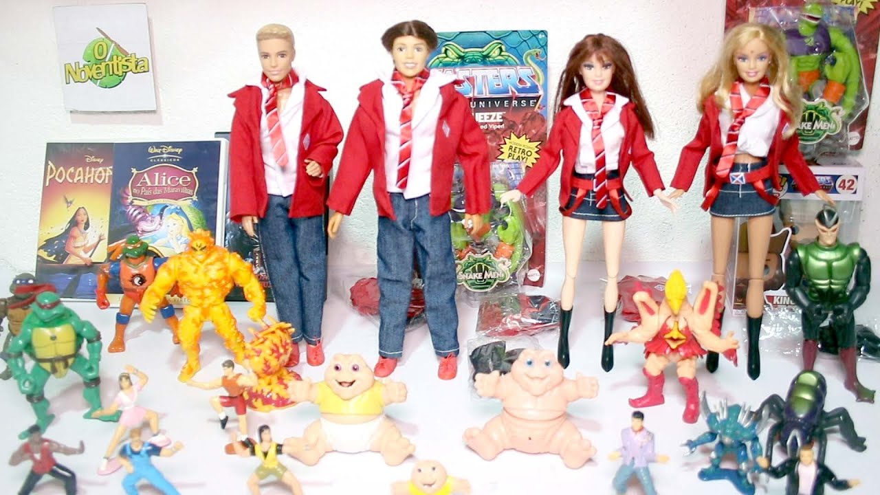 UNBOXING DE BONECOS POWER RANGERS, HE-MAN, FAMÍLIA DINOSSAUROS ...