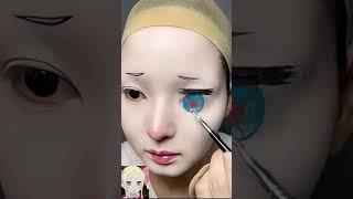 👉 😳 “Real Human or Anime Doll?! 👁️✨”#anime #animedoll #animeeyes #animegirl #animeedit #animemakeup