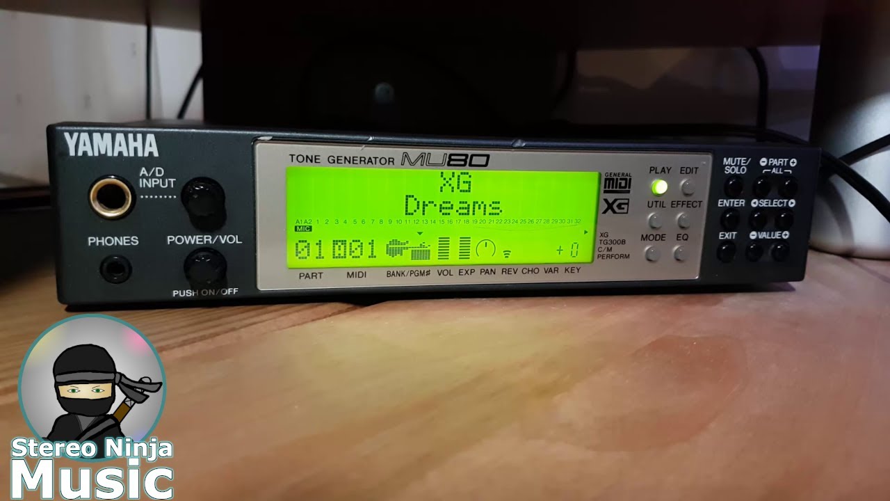 XG Dreams: a song I made using a Yamaha MU80 by Stereo Ninja Music
