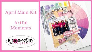 My Creative Scrapbook | Artful Moments Scrapbook Layout