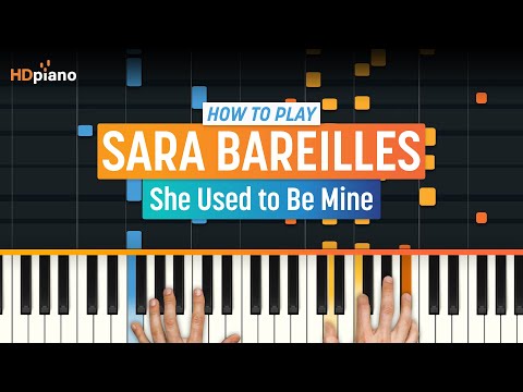 How to Play "She Used to Be Mine" by Sara Bareilles | HDpiano (Part 1) Piano Tutorial