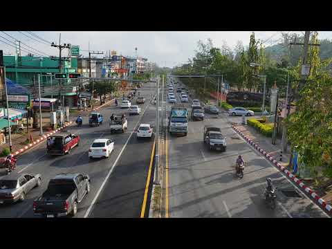 ทางแยกหน้ามหาวิทยาลัยราชภัฏสงขลา 22 พ.ค.61 เวลา 7.15