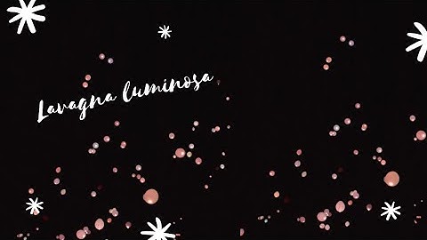 LA LAVAGNA LUMINOSA - DIY