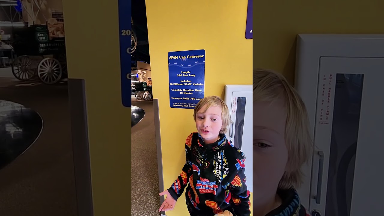 SPAM Museum! Hide and seek.