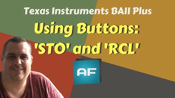 Texas Instruments BA II Plus | STO and RCL Functions: How to Use Store & Recall Buttons