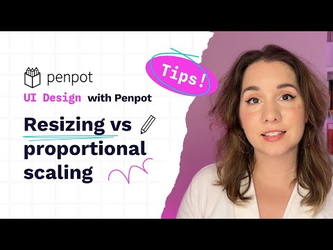 Resize vs scale in Penpot: what's the difference?