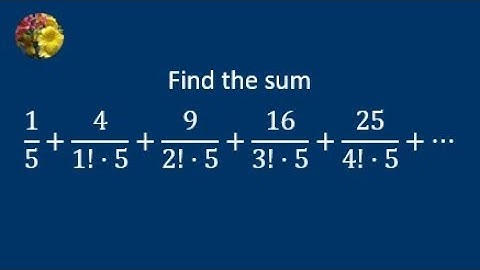 Evaluating the required sum using standard techniques