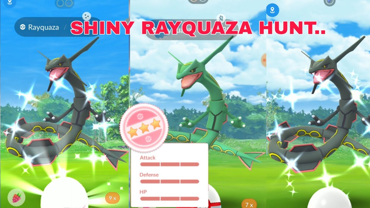 Pokemon #2384 Shiny-Rayquaza Shiny Picture - For Pokemon Go Players