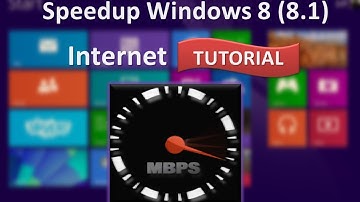 Speed Up Your Windows 10 & 8 (8.1) Internet Connection