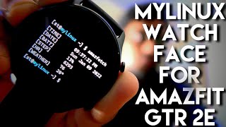 MyLinux Watch Face For Amazfit Gtr 2e. screenshot 5