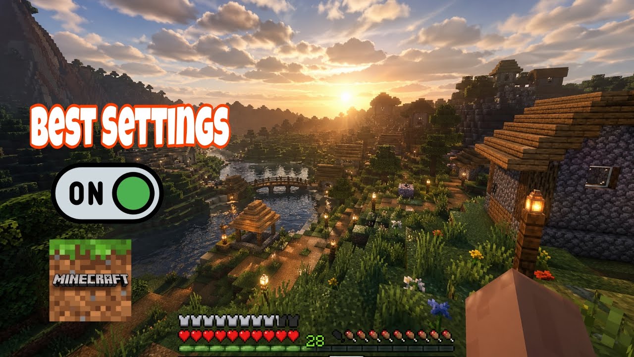 Minecraft Best Setting For Improve Graphic Without Using Mod - YouTube
