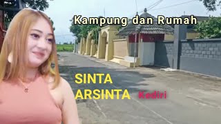 Inilah Kampung dan Rumah Artis Cantik MBA SINTA ARSINTA di Kediri