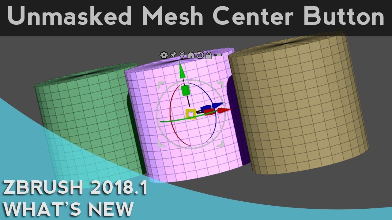 center your mesh zbrush
