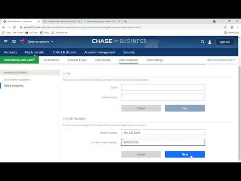 How to send money with Zelle in desktop pc Chase Bank