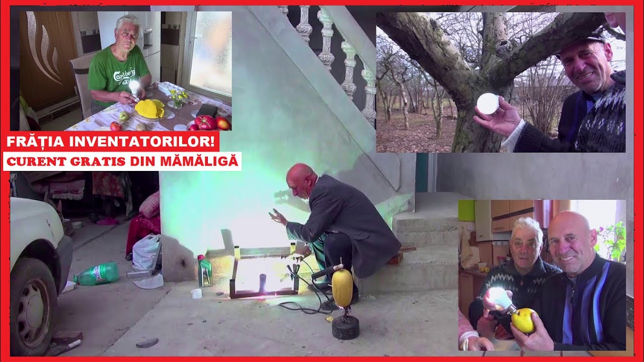 FRĂȚIA INVENTATORILOR | Cum să avem CURENT GRATIS din orice!? | Sâni și mămăligă | SUDURĂ la dovleac