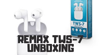 REMAX TWS-7 unboxing