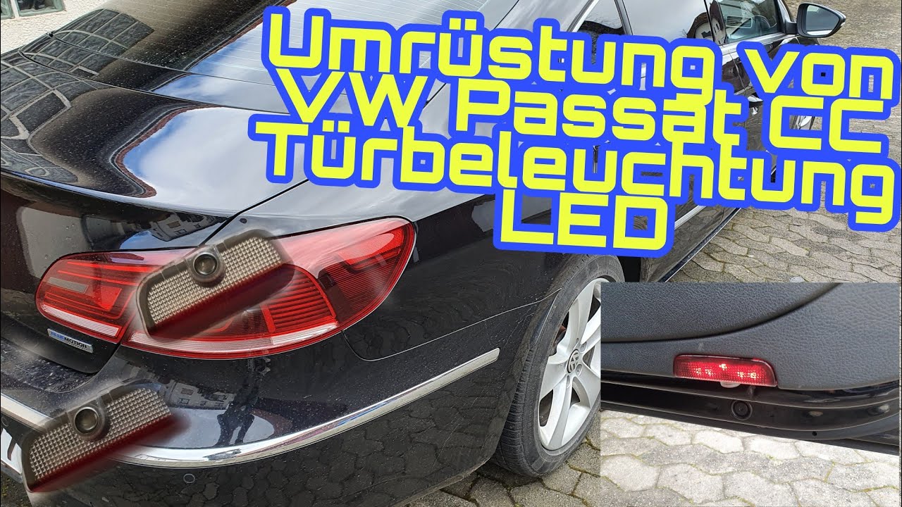 Türprojektor VW Logo Passat CC nachrüsten Tür Einstiegsbeleuchtung