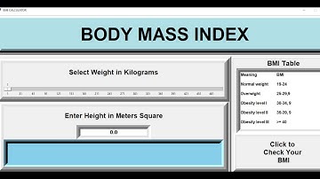 BMI Calculator In Python With Source Code | Source Code & Projects