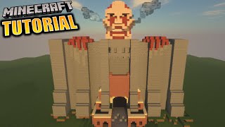 Minecraft - How To Build the Colossal Titan Tutorial (Attack on Titan)