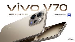 Vivo V70 Alpine Gray Pure. Refined.