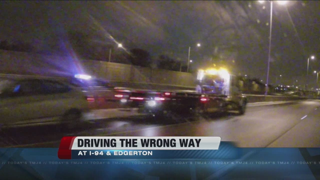 Wrong way driver arrested