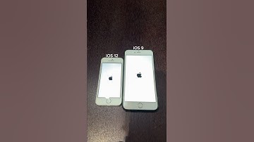 iPhone 5s on iOS 12 vs iPhone 6 Plus on iOS 9 boot up test #shorts #iphone5s #iphone6plus #ios