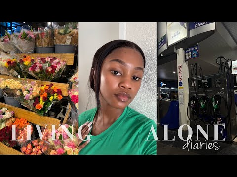 #vlog : living alone in my 20's | grocery run, cooking, cleang, errands, chit chat q+a & more
