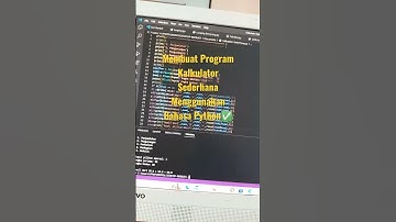 Membuat Program Kalkulator Sederhana Menggunakan bahasa Python✅ #viralshorts #masukberanda #viral