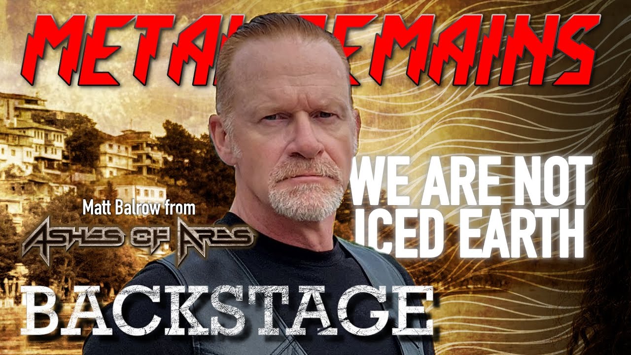 Interview with Matt Balrow from Ashes Of Ares, ex Iced Earth 🇺🇸 | BACKSTAGE