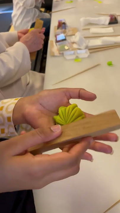 Making beautiful wagashi, Japanese traditional sweets  with my Indian family🍡 #wagashi
