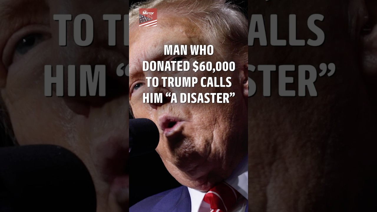 $60,000 Trump Donor Turns on Him, Calls Him a "Disaster" #news #trump #politics #election 