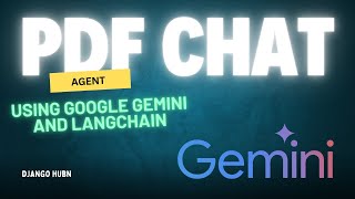 Build an AI-Powered Multi-PDF Chatbot with Gemini & Langchain | RAG System | AI Agent