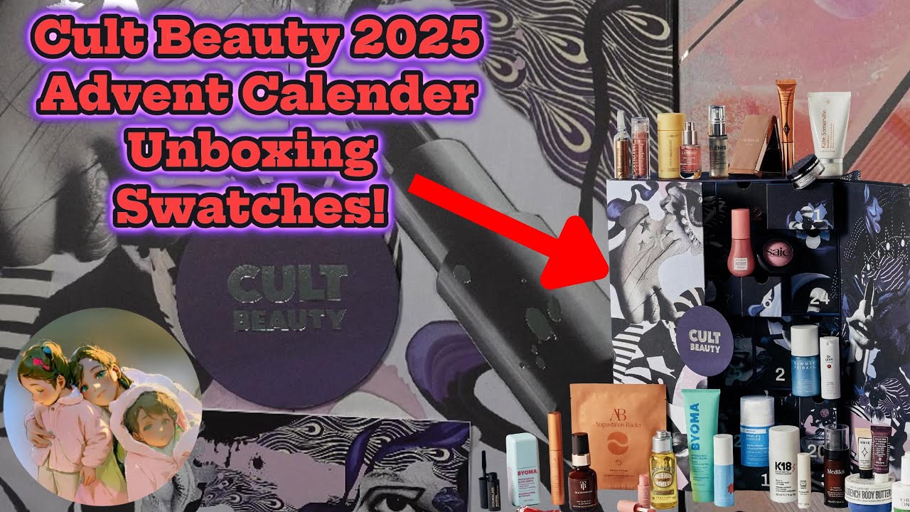 Cult Beauty 2025 Advent Calendar Unboxing | Honest Review, Swatches & Surprises