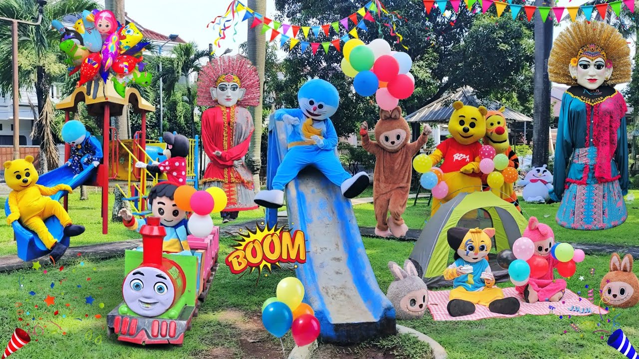 LAGU KALAU KAU SUKA HATI TEPUK TANGAN | ONDEL ONDEL JOGET BADUT LUCU - TERPOPULER BALONKU & HBD SONG