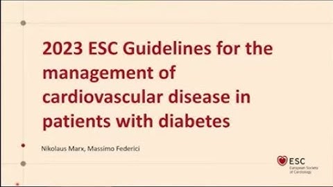 Cập nhật hội nghị ESC 2023