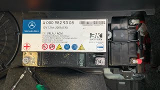 Mercedes Auxiliary Battery Replacement S212 W212