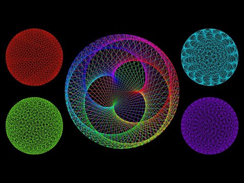 Steve's Generative Art. Circles 11 – Circular Times Tables