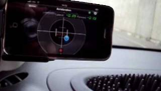 Software OBD REV su iPhone 3GS - Interfaccia KiWi Wifi (Test accelerazione in G) screenshot 5